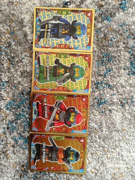 Karty Ninjago 2022 Jay Lloyd Kai Cole