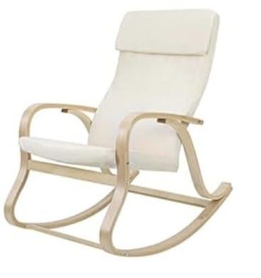 Cadeira baloiço Bege.