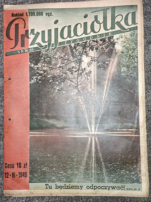 Tygodnik przyjaciółka nr 24 z 1949 roku