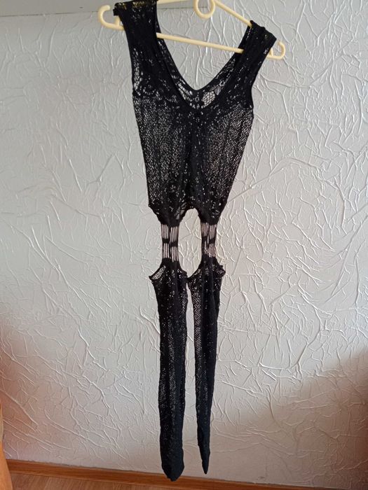 Bodystocking siateczkowy