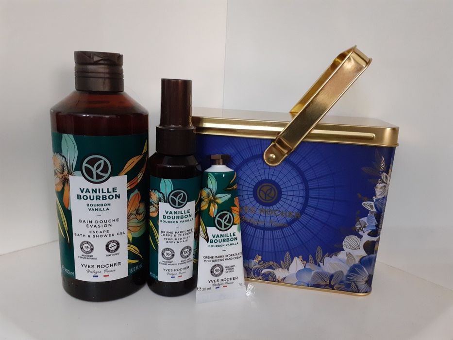 Conjuntos baunilha yves rocher