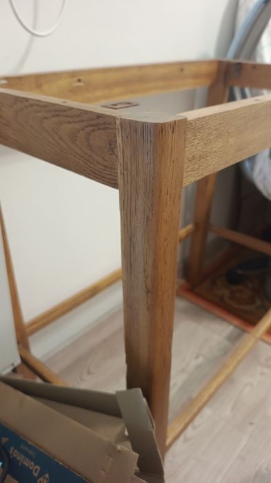 Стіл, столик дуб ссср 45*85*75 з поличкою, консоль
