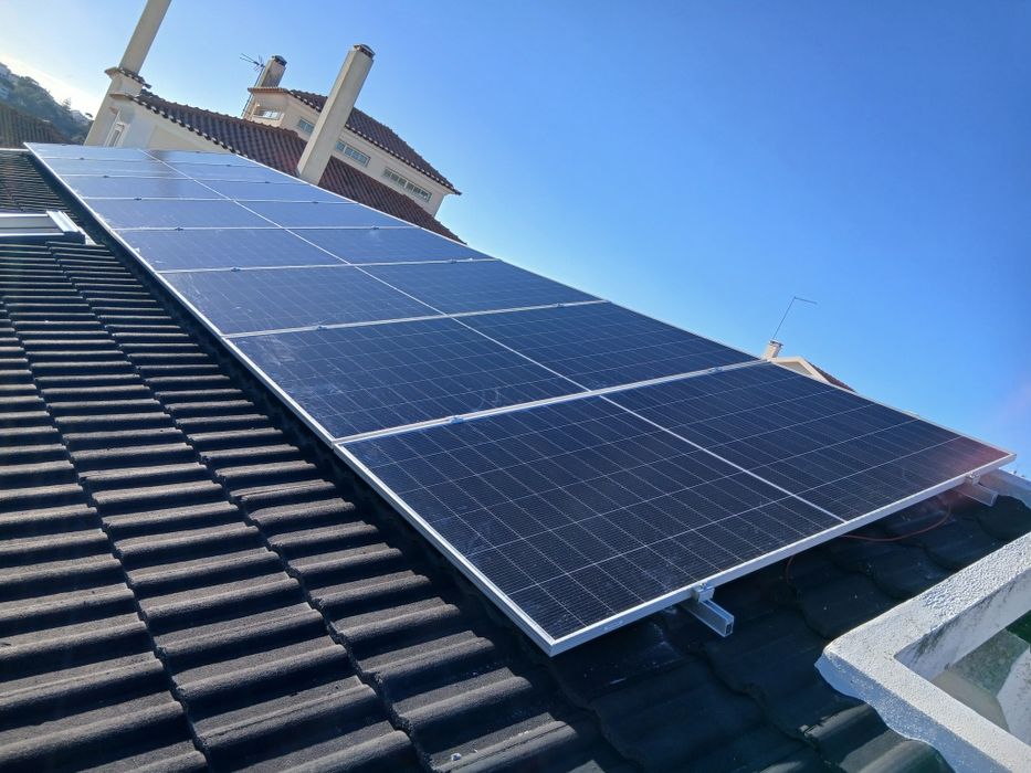 Instalação paineis fotovoltaicos
