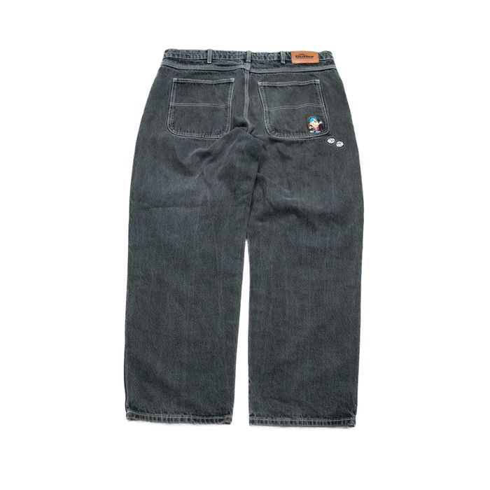 Butter loose fit spodnie szerokie 34us haft hip hop rap relaxed