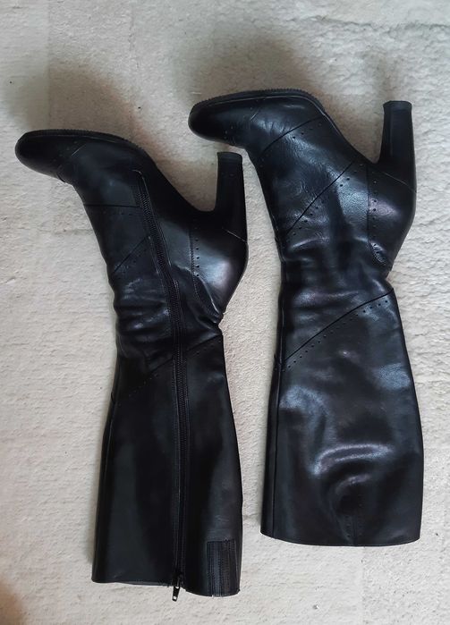 Skórzane damskie oficerki miejskie firmy Aldo, rozmiar 38