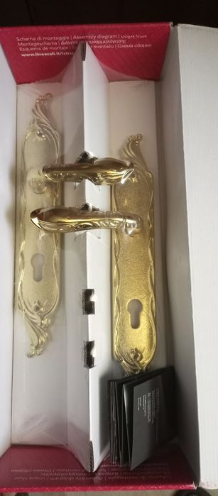 Дверные ручки на планке входные