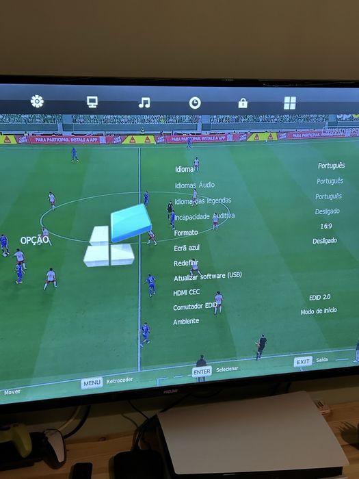 Televisao de 55 polegadas