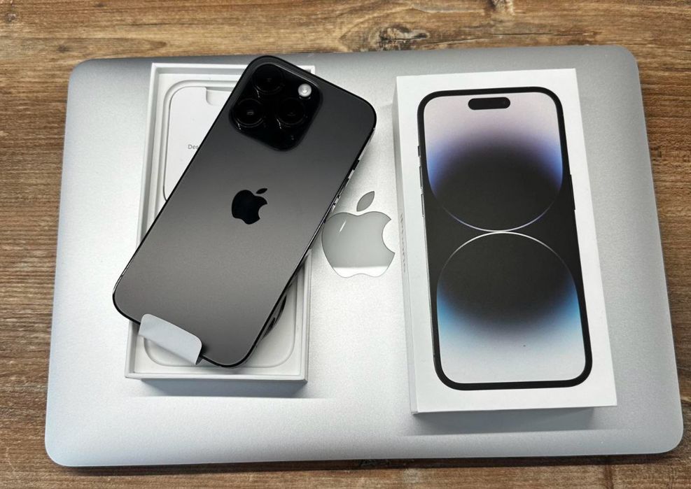 Iphone 14 Pro Black na 128GB, 93% Bateria Idealny Stan