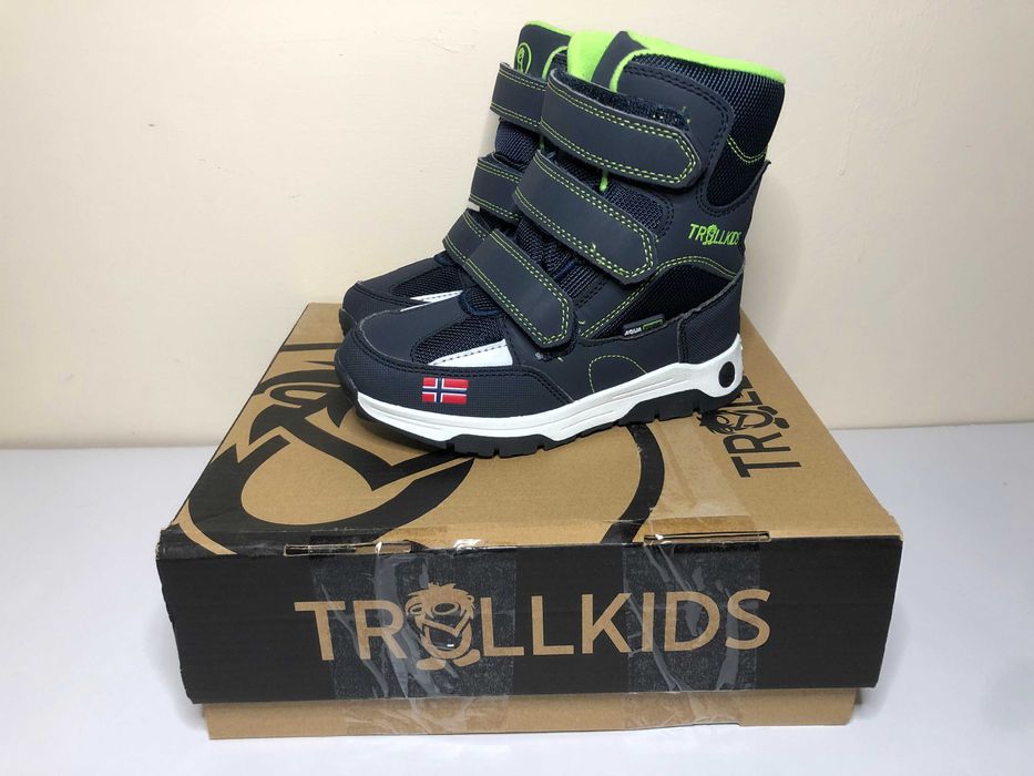 2420 Dziecięce Wodoodporne Buty Zimowe Trollkids Lofoten XT 27