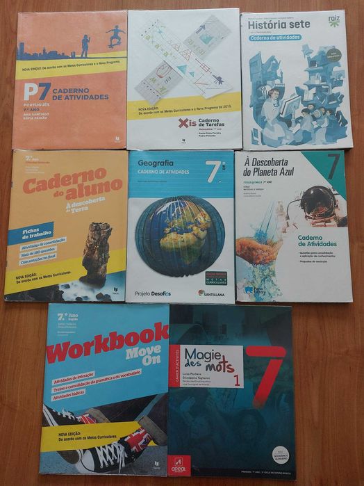 Livros/Manuais Escolares Usados - 5º ao 8º Ano