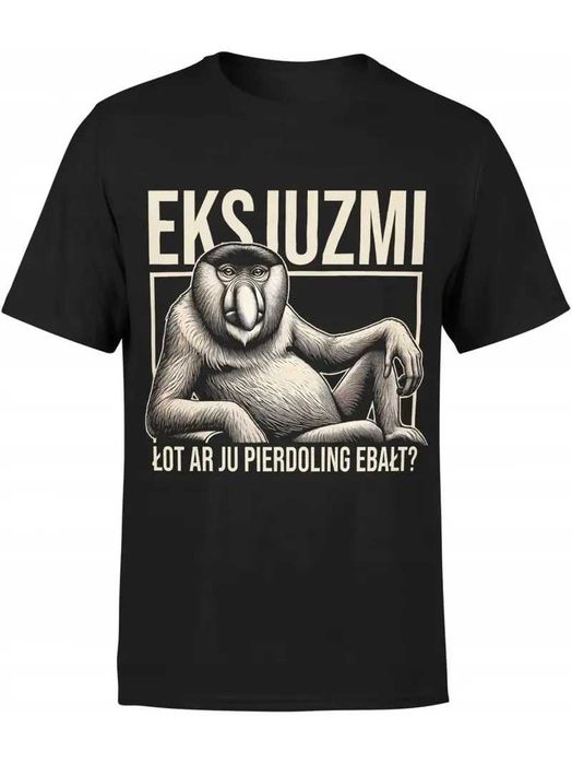 Nowy t-shirt z nadrukiem Janusza