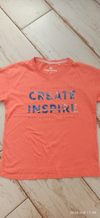 T-shirt dla dziewczynki z 5 10 15 bdb 140