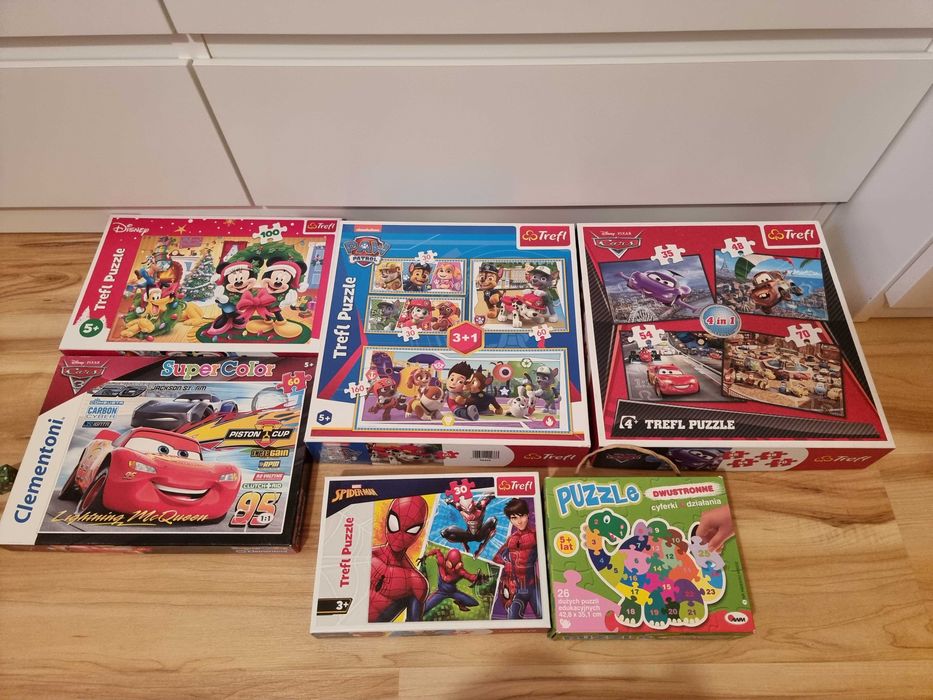 Zestaw puzzli 3-5 lat
