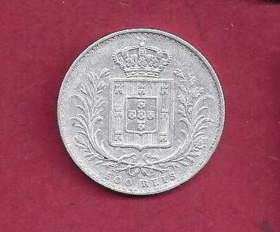 MONARQUIA  D. Luis  I  500 Reis  1888  Prata