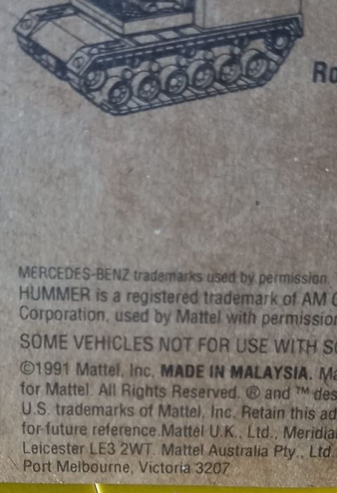 Mercedes 380 SEL hot wheels