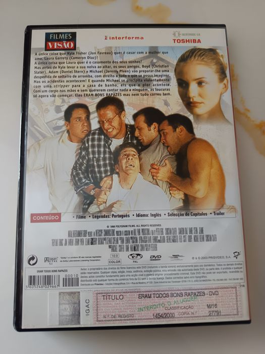 DVD eram todos bons rapazes