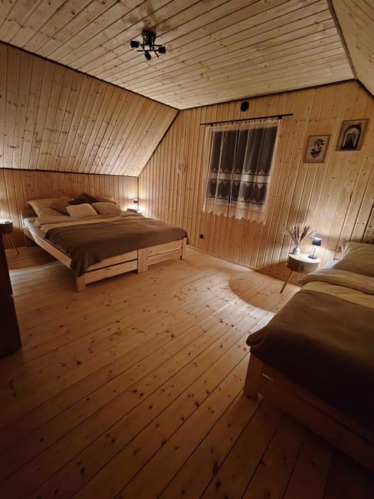 Domek na Mazurach z balią, jacuzzi i sauną. Maks 8 osób, klimatyzacja