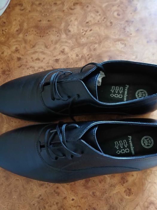 Туфли мужские черные кожа 43 размер