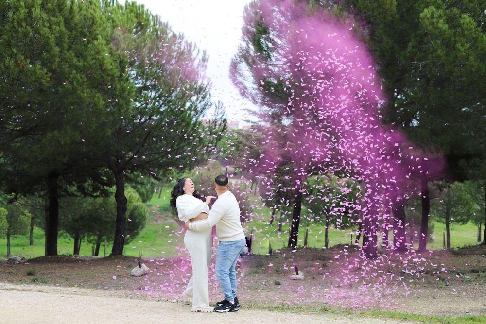 Chá revelação... Canhão elétrico conferir ou serpentinas e pó colorido