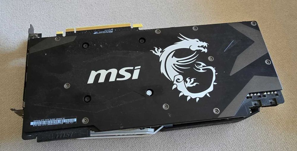 GRÁFICA - MSI RTX 2070 Super Armour OC Edition