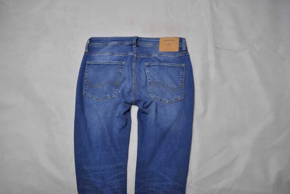 JACK & JONES L 88cm 34/32  męskie spodnie jeansowe stretch slim skinny ni s4v