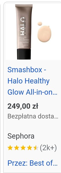 Halo healthy Glow all in on spf25 podkład z bazą