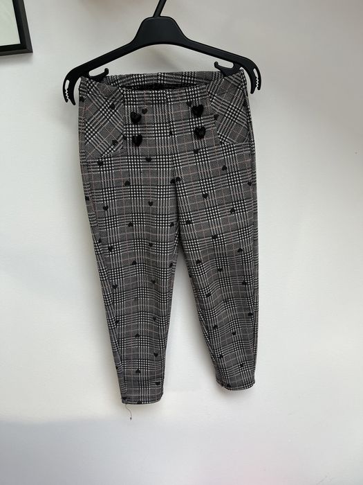 Calzedonia spodnie 104 w krate - swiateczne