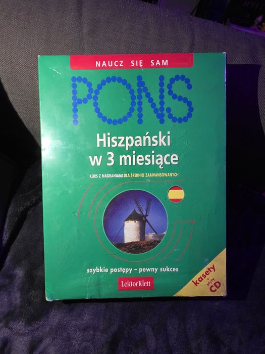 PONS Hiszpanski w 3 miesiace kurs dla srednio zaawansowanych