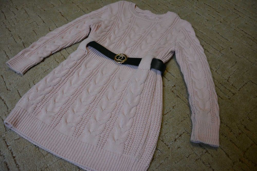 Sukienko tunika dla dziewczynki róż