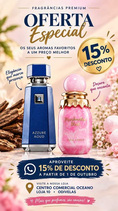 Orientica Perfumes árabes com Entrega Temos Loja Física em odivelas