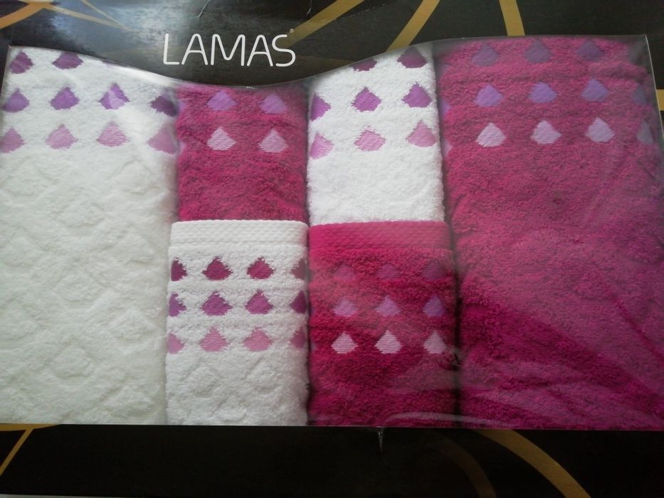 Jogo de Banho, 6 Toalhas, NOVO - 100% Algodão!