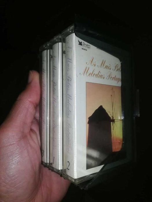 Três cassetes música portuguesa - raro e antigo