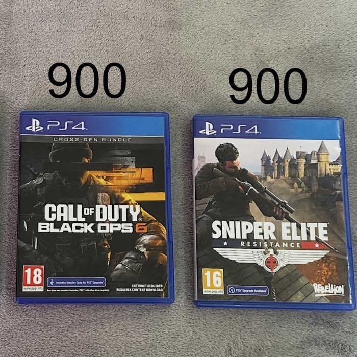 Игры/диски на PlayStation 4 (Цена за все игры)