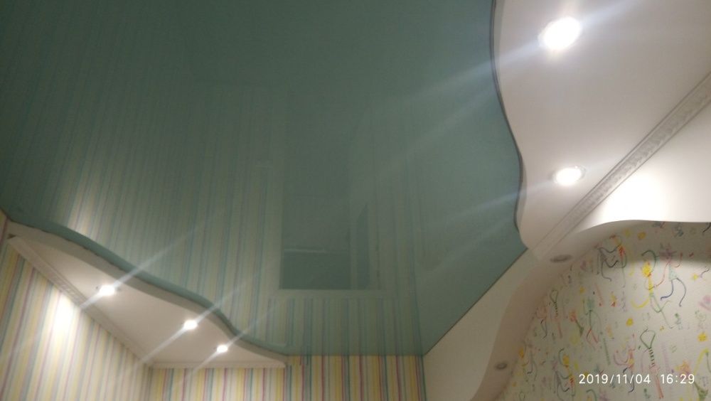 Натяжні стелі від 300грн/м.кв. будь-якої складності