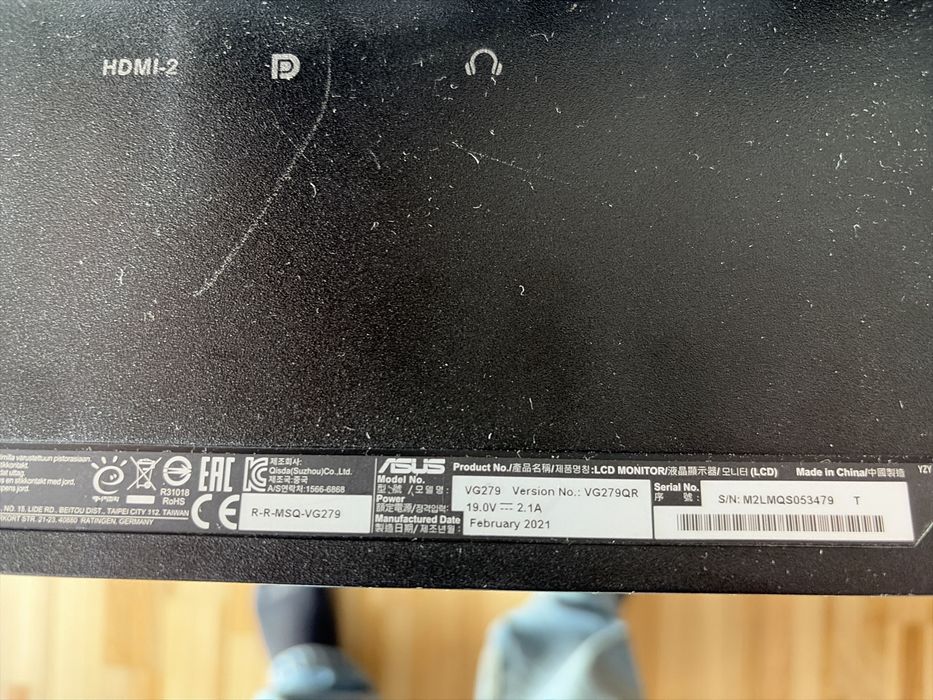 Asus tuf Gaming VG279QR