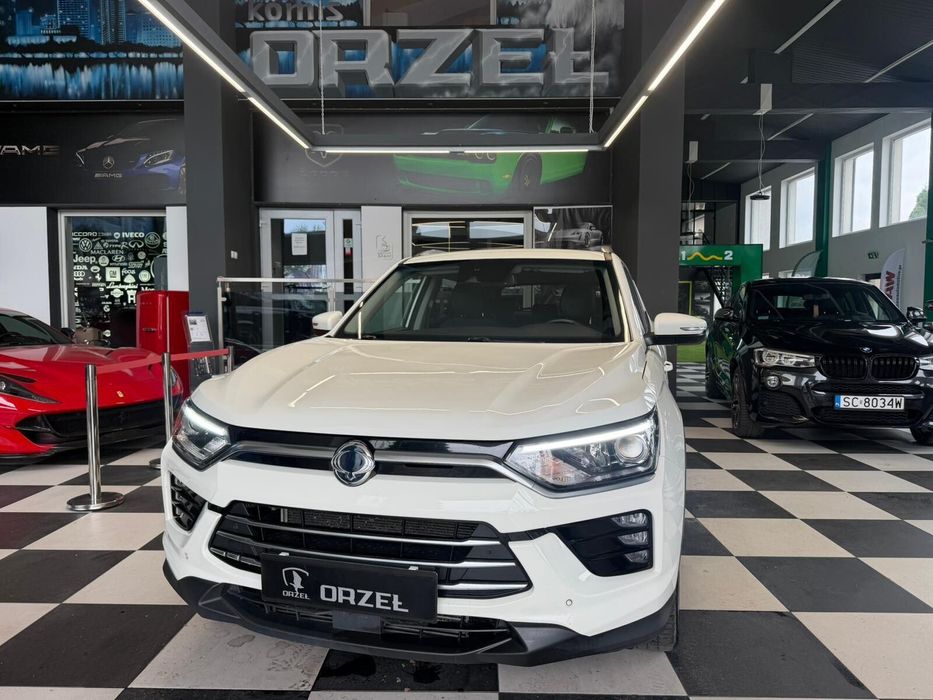 SsangYong/KGM Korando SalonPl/1Wł/Serwisowany/Bezwypadkowy/Navi/KamCof/PodgFotele/BlindSpot