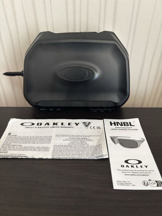 Окуляри балістичні Oakley SI Ballistic HNBL Clear + Matte Black - 2LS