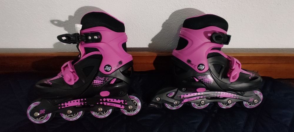 Patins em linha (+ proteções)