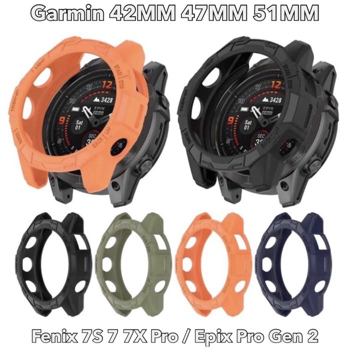 Чохол на годинник Garmin Fenix Tactix Epix Enduro Quatix бампер захист