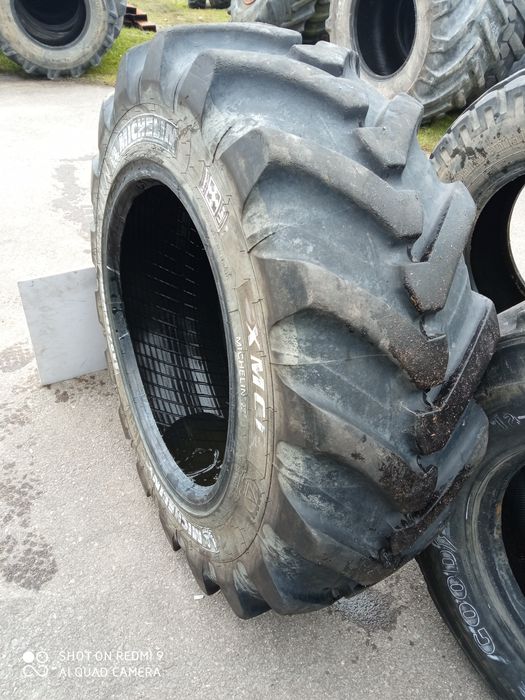 280/80R20 Michelin xmcl opona używana rolnicza przemysłowa