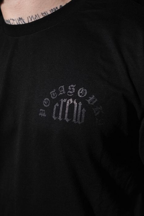 Футболка potasovka T-SHIRT CREW BLACK