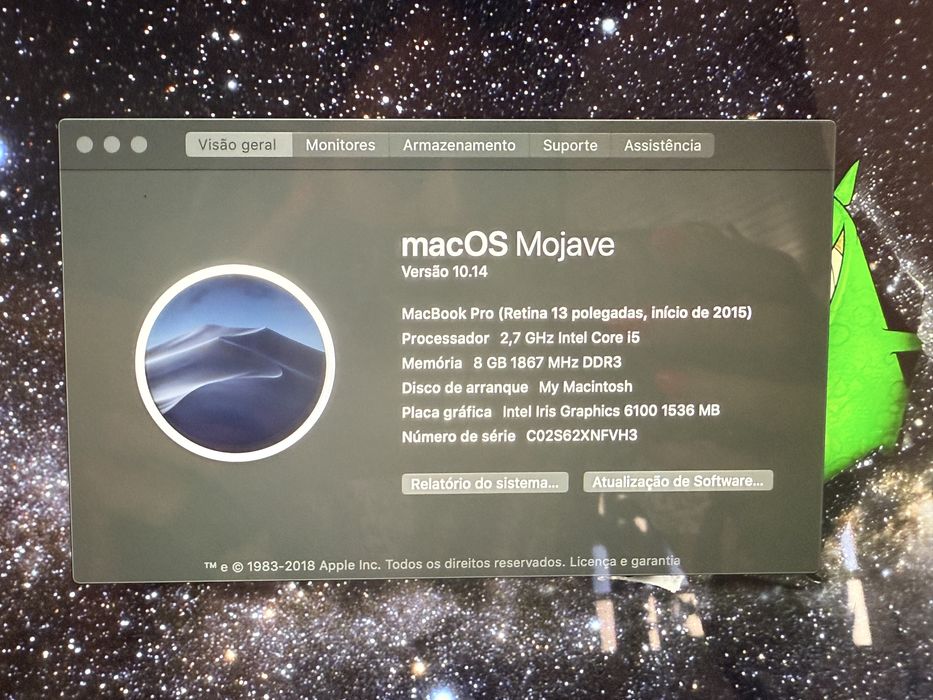 Macbook pro 13 retina 2015