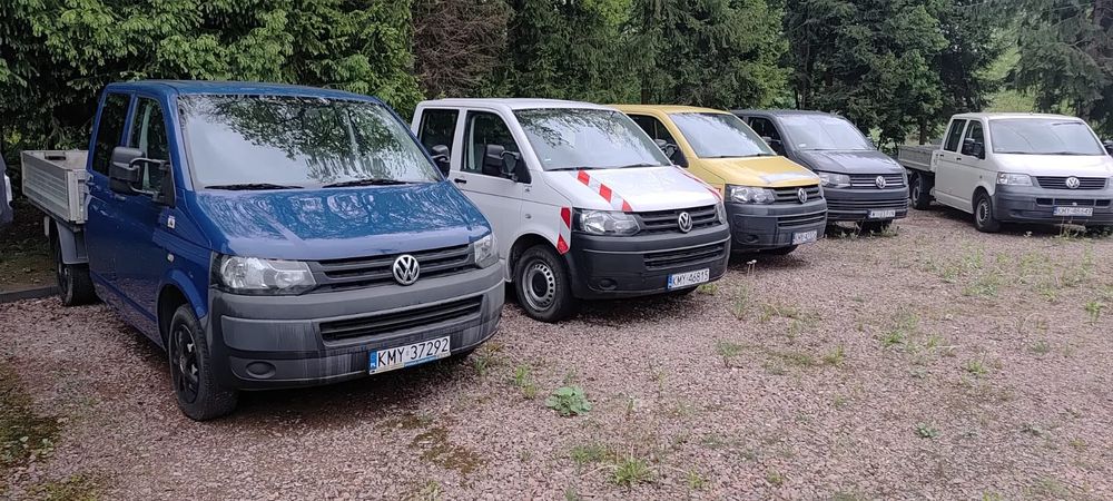 Volkswagen Transporter brygadówka brygadowy 6 osobowy  doka