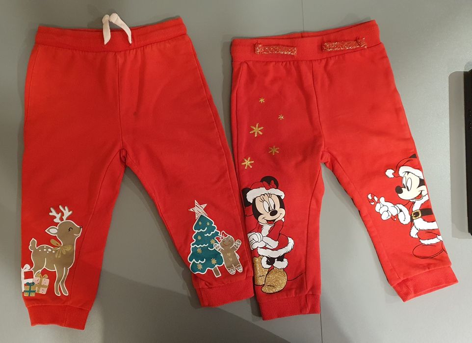 Paczka ubranek świątecznych r.74-86