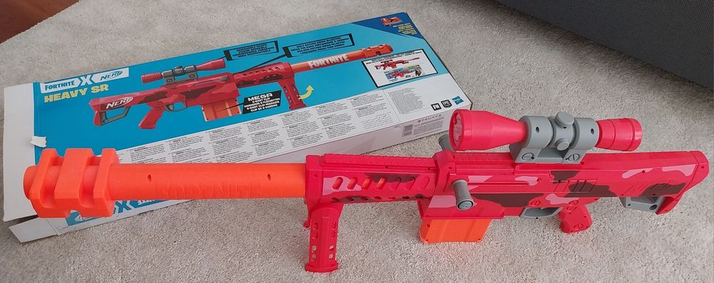 Nerf Fortenite Heavy SR Ajuda • OLX.pt