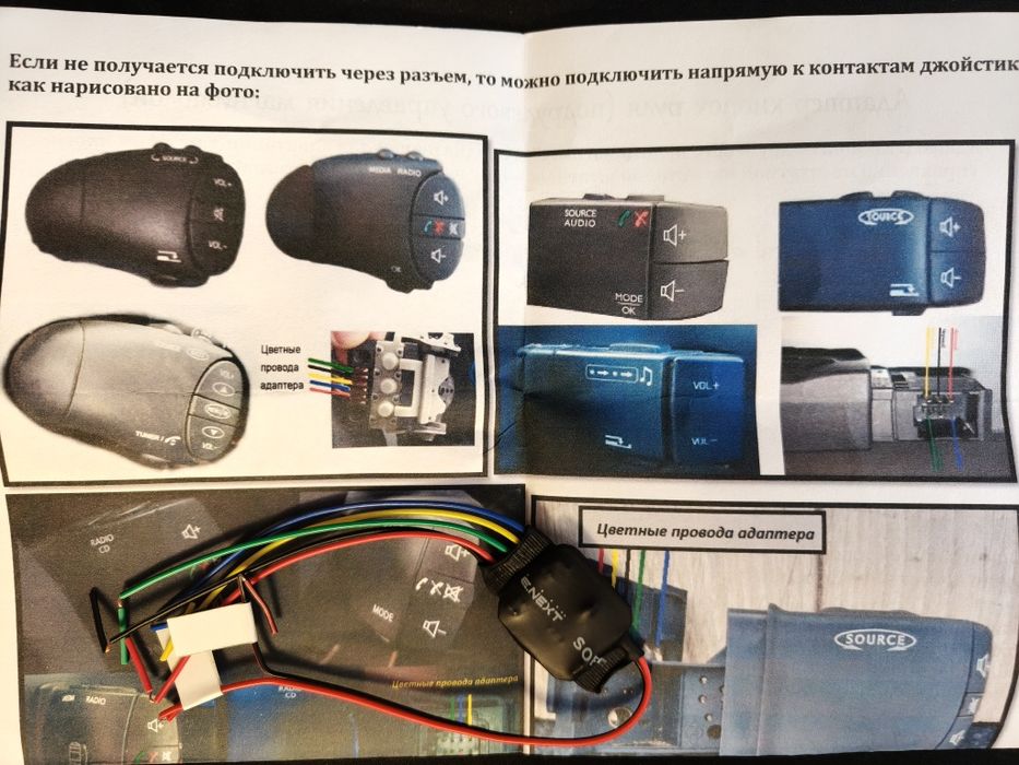 Дешевше немає! Адаптер кнопок керма для Renault Trafic, Opel Vivaro