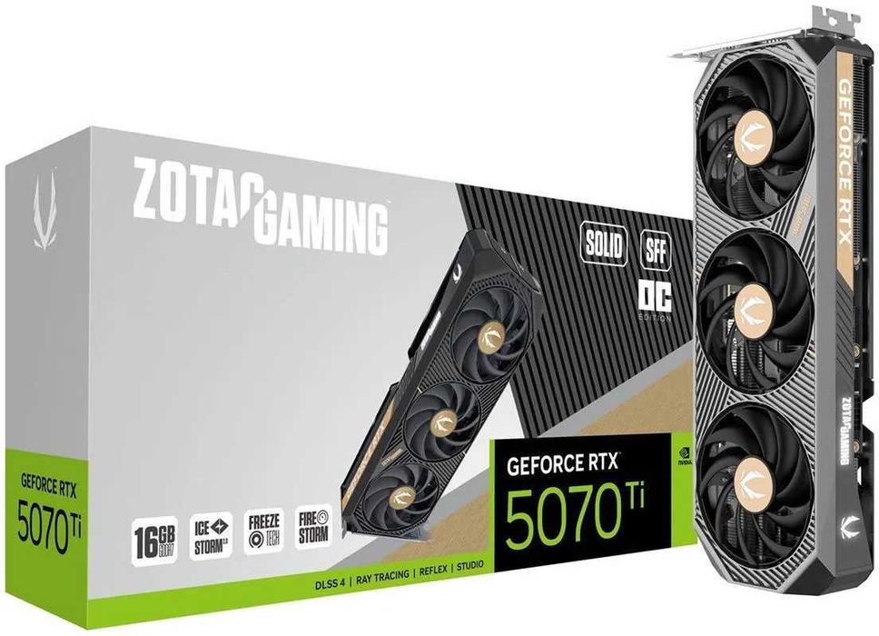 Karta graficzna Zotac  Rtx 5070ti solid 16gb nowa