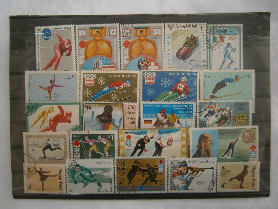 44 selos do tema Desportos Vários todos diferentes