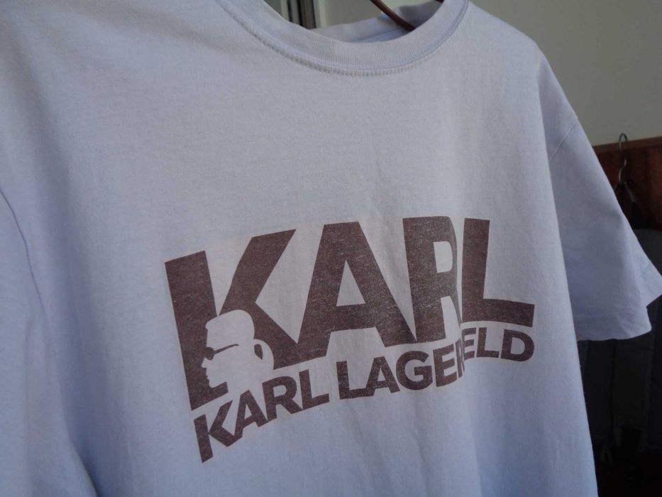 футболка принт KARL LAGERFE.. р М Германія добр стан див опис