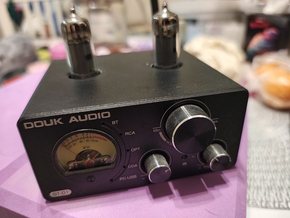 Zamienię.Douk audio, zestaw! Wzmacniacz lampowy na 100 Wat